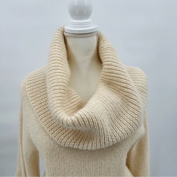 Lucky Brand Sweater Pullover Knit Wool Cowl Neck - Picture 4 of 4